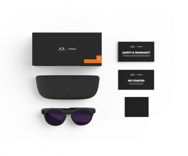 Смарт-очки Oakley Meta HSTN Black Lens color: Clear to Amethyst Transitions